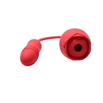 3-in-1 Rose Clitoral Sucking & Thrusting Vibrator 2