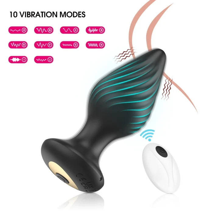 Silicone Remote-Controlled Vibrating Massager