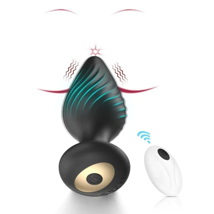 Silicone Remote-Controlled Vibrating Massager