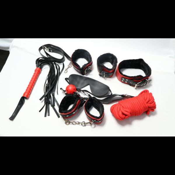 7 piece bondage set with 10m rope 7 piece bondage set with 10m rope