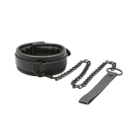 3-Piece Padded Leather Restraint Set with Adjustable Collar & Cuffs